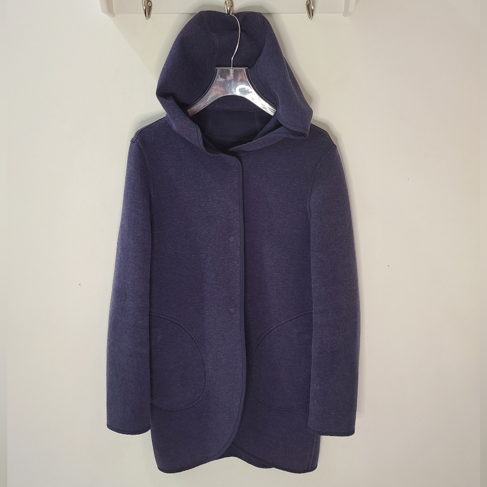 Lululemon Urban Horizons Reversible Cinch Waist Jacket in Navy Blue Sz Small - Picture 6 of 16